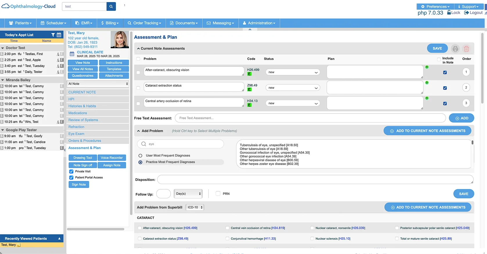 Ophthalmology-Cloud is a software and services provider built specifically for eye care professionals.
